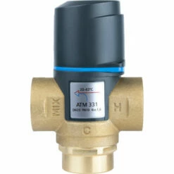 AFRISO Mitigeur Thermostatique ATM 331, DN20, Rp3/4", 20÷43°C, Kvs 1,6 M3/h