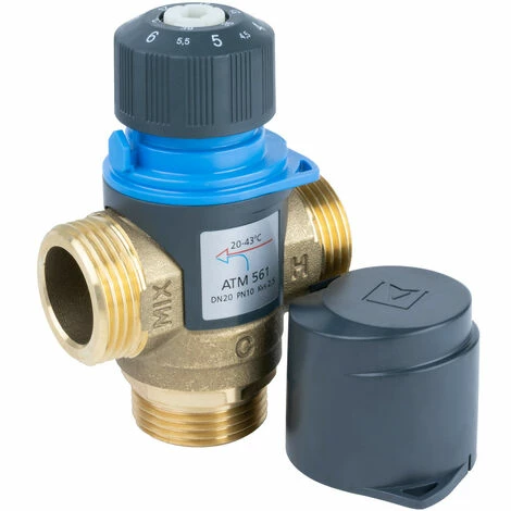 AFRISO Mitigeur Thermostatique ATM 561, DN20, G1", 20÷43°C, Kvs 2,5 M3/h 3 AFRISO Mitigeur Thermostatique ATM 561, DN20, G1", 20÷43°C, Kvs 2,5 M3/h – Image 3