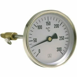 AFRISO Thermomètre Gaz De Fumée RT 80 0/300°C - Longueur Sonde 150 Mm